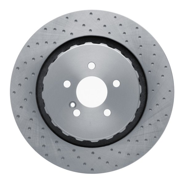 DFC® - Premium Dimpled and Slotted Rear Brake Rotor