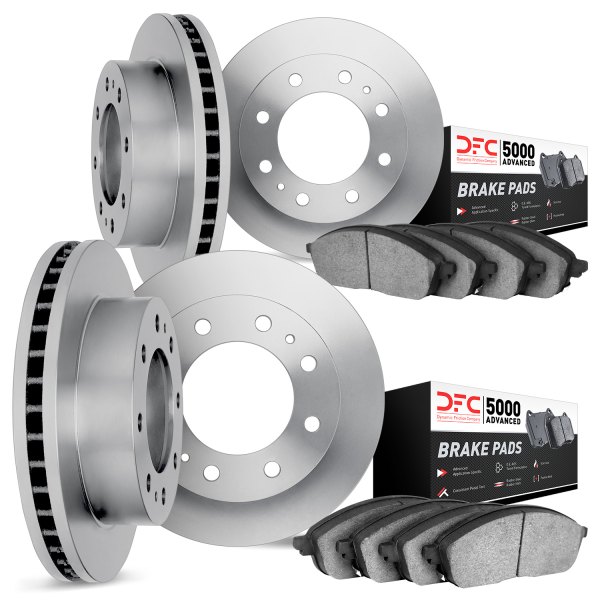 DFC® - PRO-KIT 5000 Plain Front and Rear Brake Kit