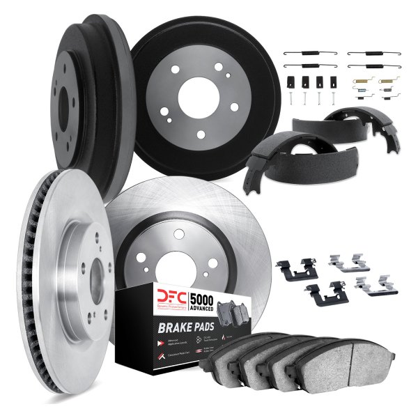 DFC® - PRO-KIT 5000+ Plain Front and Rear Brake Kit