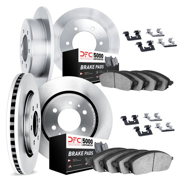 DFC® - PRO-KIT 5000+ Plain Front and Rear Brake Kit