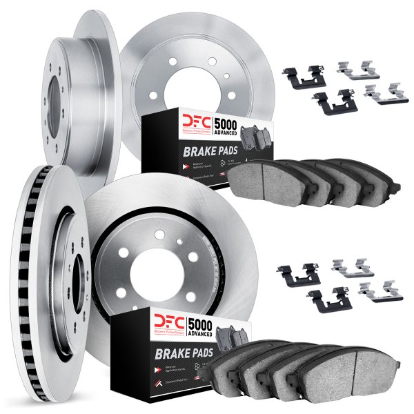 DFC® - PRO-KIT 5000+ Plain Front and Rear Brake Kit