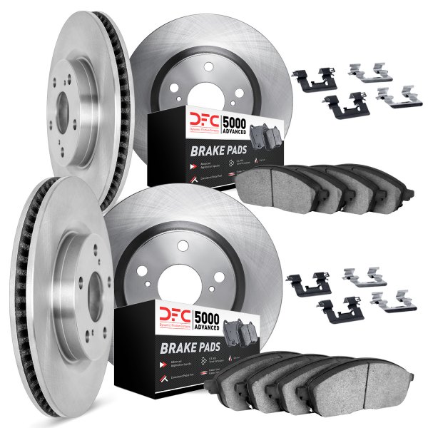 DFC® - PRO-KIT 5000+ Plain Front and Rear Brake Kit