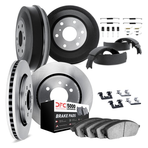 DFC® - PRO-KIT 5000+ Plain Front and Rear Brake Kit