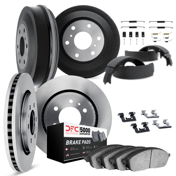 DFC® - PRO-KIT 5000+ Plain Front and Rear Brake Kit