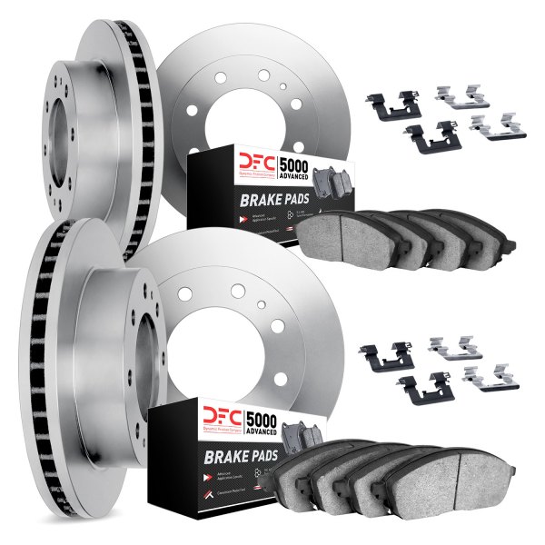 DFC® - PRO-KIT 5000+ Plain Front and Rear Brake Kit