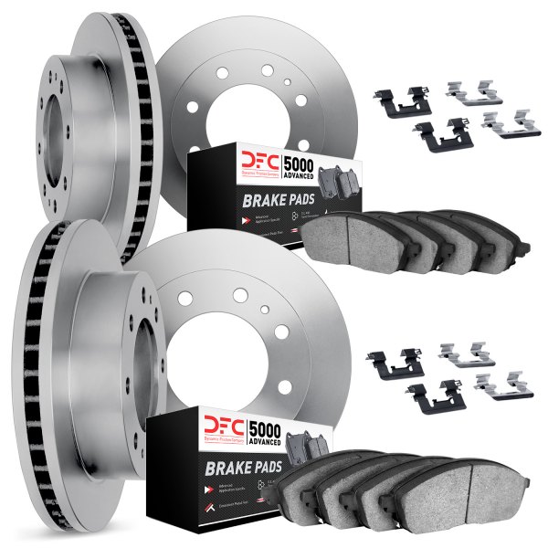 DFC® - PRO-KIT 5000+ Plain Front and Rear Brake Kit