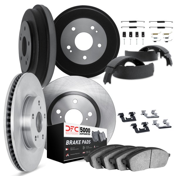 DFC® - PRO-KIT 5000+ Plain Front and Rear Brake Kit