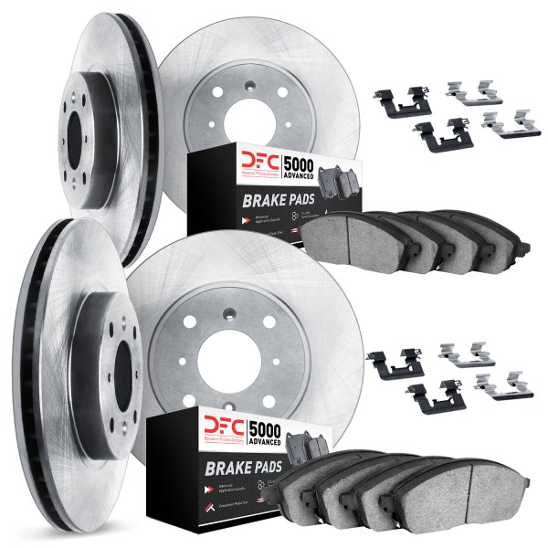 DFC® - PRO-KIT 5000+ Plain Front and Rear Brake Kit