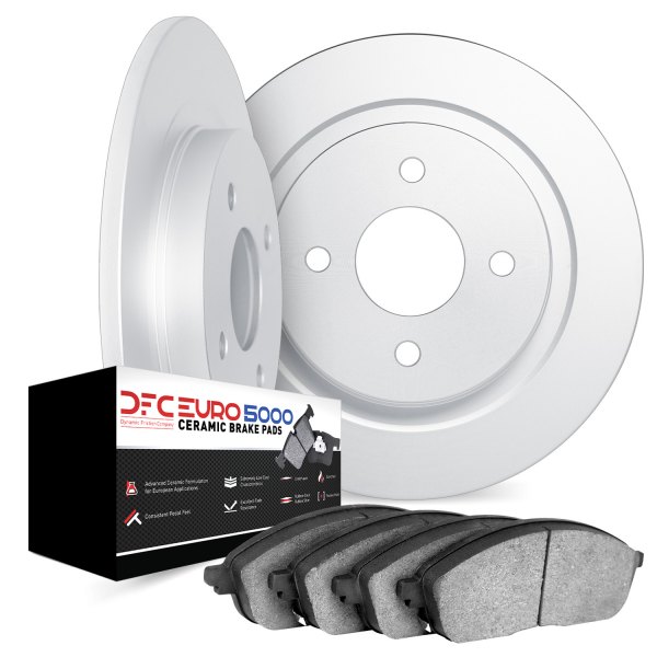 DFC® - Plain Rear Brake Kit with 5000 Euro Ceramic Brake Pads