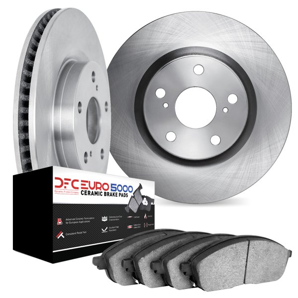 DFC® - Plain Rear Brake Kit with 5000 Euro Ceramic Brake Pads