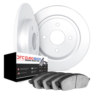 DFC® - Plain Rear Brake Kit with 5000 Euro Ceramic Brake Pads