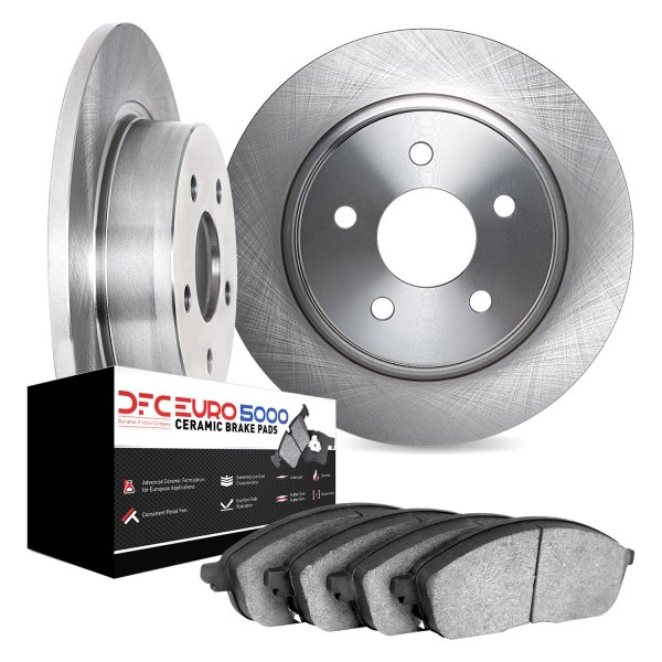 DFC® - Plain Rear Brake Kit with 5000 Euro Ceramic Brake Pads