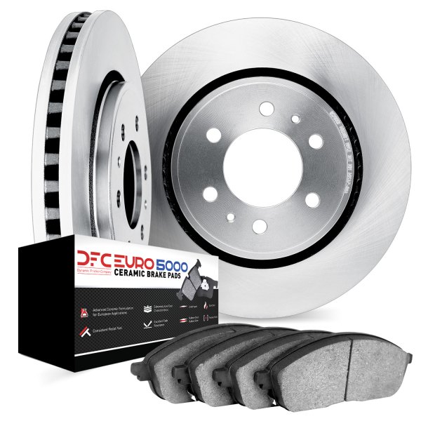 DFC® - Plain Rear Brake Kit with 5000 Euro Ceramic Brake Pads