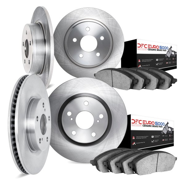 DFC® - Plain Front and Rear Brake Kit with 5000 Euro Ceramic Brake Pads