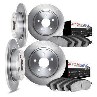 DFC® - Plain Front and Rear Brake Kit with 5000 Euro Ceramic Brake Pads