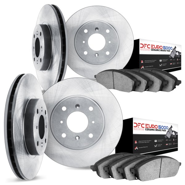 DFC® - Plain Front and Rear Brake Kit with 5000 Euro Ceramic Brake Pads