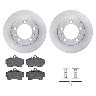 DFC® - Plain Rear Brake Kit with 5000 Euro Ceramic Brake Pads