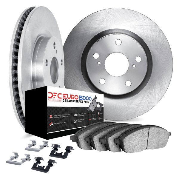 DFC® - Plain Rear Brake Kit with 5000 Euro Ceramic Brake Pads