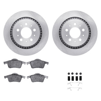 DFC® - Plain Rear Brake Kit with 5000 Euro Ceramic Brake Pads