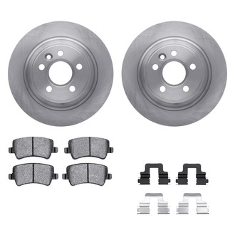 DFC® - Plain Rear Brake Kit with 5000 Euro Ceramic Brake Pads