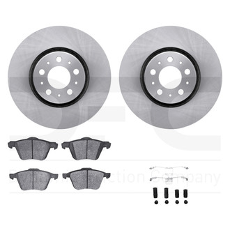 DFC® - Plain Front Brake Kit with 5000 Euro Ceramic Brake Pads