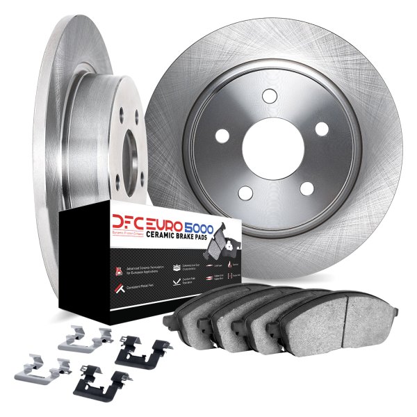 DFC® - Plain Rear Brake Kit with 5000 Euro Ceramic Brake Pads