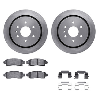 DFC® - Plain Rear Brake Kit with 5000 Euro Ceramic Brake Pads