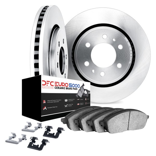 DFC® - Plain Front Brake Kit with 5000 Euro Ceramic Brake Pads