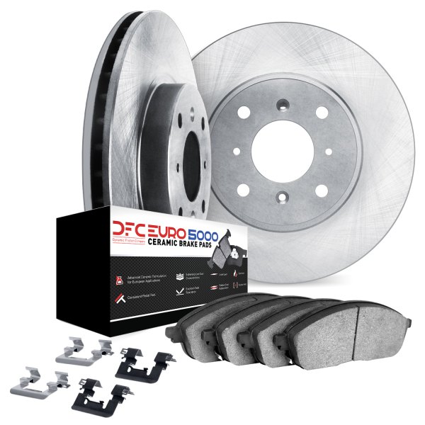DFC® - Plain Rear Brake Kit with 5000 Euro Ceramic Brake Pads