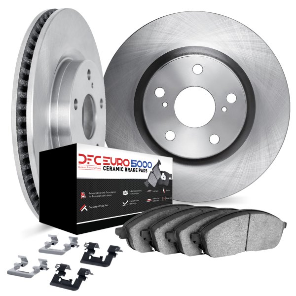 DFC® - Plain Front Brake Kit with 5000 Euro Ceramic Brake Pads