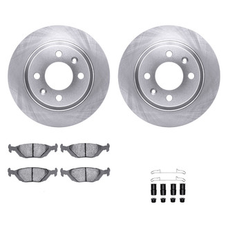 DFC® - Plain Rear Brake Kit with 5000 Euro Ceramic Brake Pads