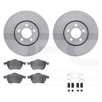 DFC® - Plain Front Brake Kit with 5000 Euro Ceramic Brake Pads