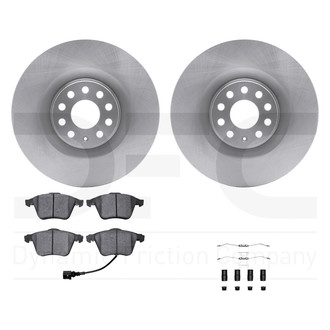 DFC® - Plain Front Brake Kit with 5000 Euro Ceramic Brake Pads