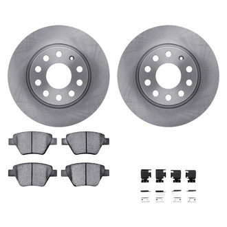 DFC® - Plain Rear Brake Kit with 5000 Euro Ceramic Brake Pads