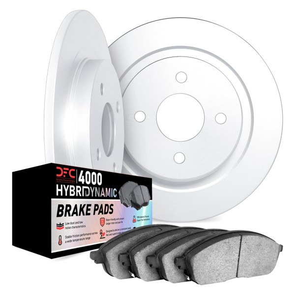 DFC® - Plain Rear Brake Kit with 4000 HybriDynamic Brake Pads