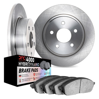 DFC® - Plain Rear Brake Kit with 4000 HybriDynamic Brake Pads