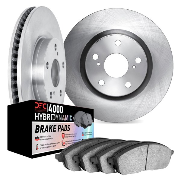 DFC® - Plain Rear Brake Kit with 4000 HybriDynamic Brake Pads