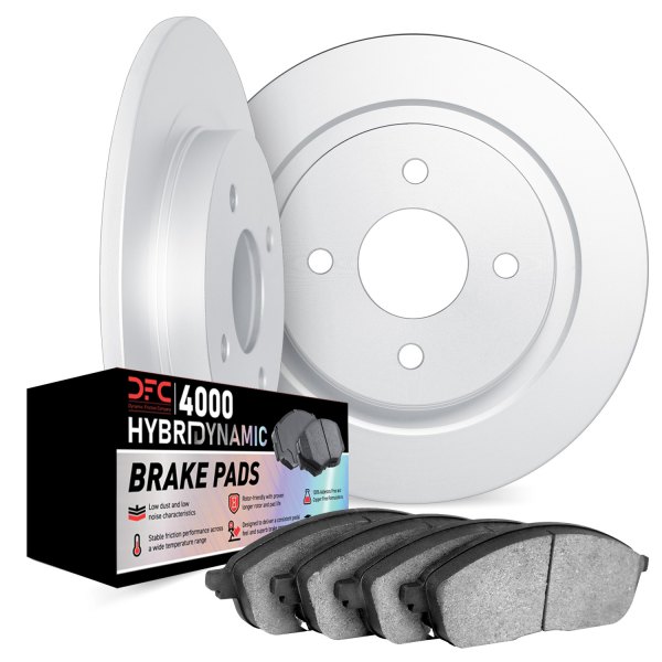 DFC® - Plain Rear Brake Kit with 4000 HybriDynamic Brake Pads