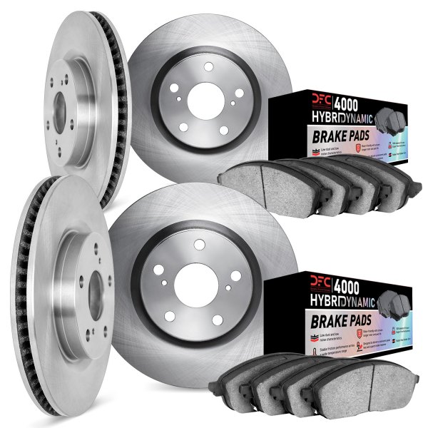 DFC® - Plain Front and Rear Brake Kit with 4000 HybriDynamic Brake Pads