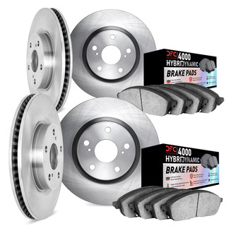 DFC® - Plain Front and Rear Brake Kit with 4000 HybriDynamic Brake Pads