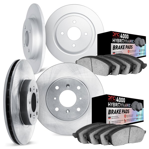 DFC® - Plain Front and Rear Brake Kit with 4000 HybriDynamic Brake Pads