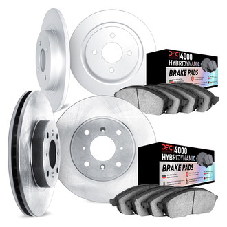 DFC® - Plain Front and Rear Brake Kit with 4000 HybriDynamic Brake Pads