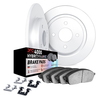 DFC® 6812-21007 - Plain Rear Brake Kit with 4000 HybriDynamic Brake Pads