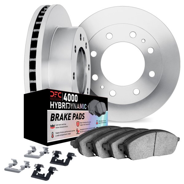 DFC® - Plain Rear Brake Kit with 4000 HybriDynamic Brake Pads