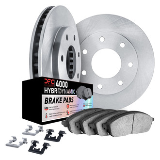 DFC® - Plain Rear Brake Kit with 4000 HybriDynamic Brake Pads