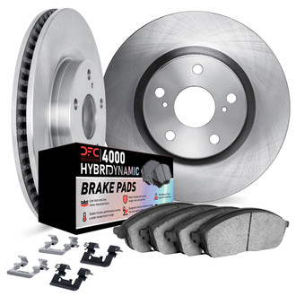 DFC® 6812-76115 - Plain Front Brake Kit with 4000 HybriDynamic Brake Pads