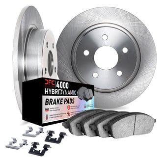 DFC® 6812-80087 - Plain Rear Brake Kit with 4000 HybriDynamic Brake Pads