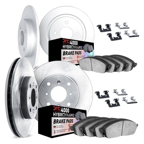 DFC® - Plain Front and Rear Brake Kit with 4000 HybriDynamic Brake Pads