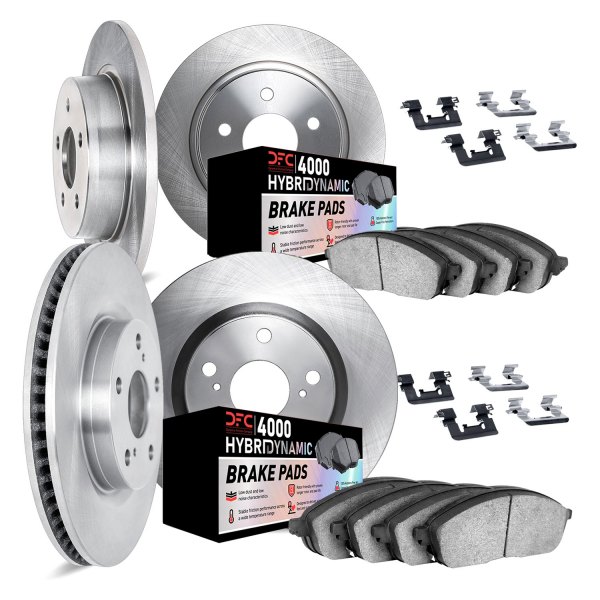 DFC® - Plain Front and Rear Brake Kit with 4000 HybriDynamic Brake Pads