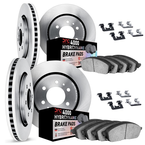 DFC® - Plain Front and Rear Brake Kit with 4000 HybriDynamic Brake Pads